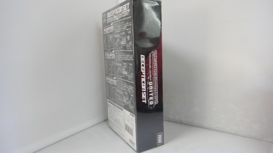 タカラトミー トランスフォーマー ディセプティコンセット e-HOBBY限定 2010  フィギュアの買取り品外箱
